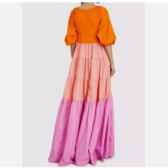 STAUD Colorblock Maxi Dress - Picture 8 of 9